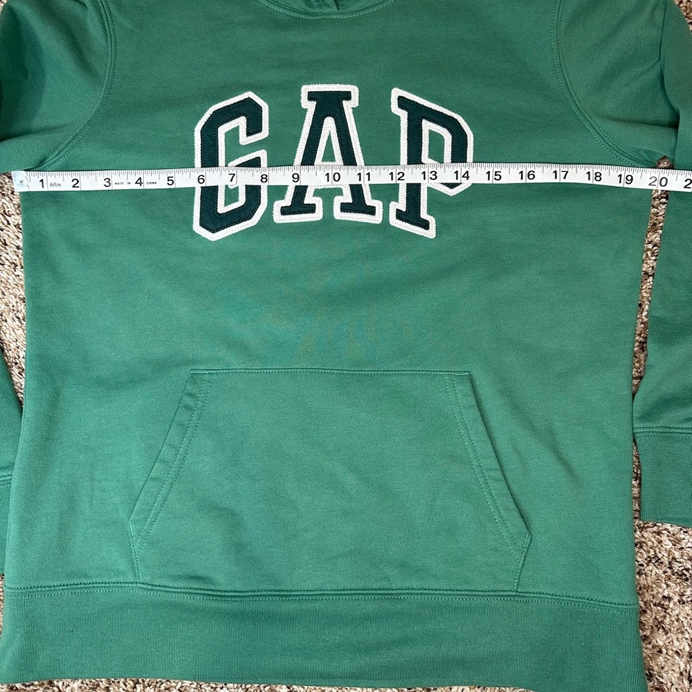 Gap Women's Grass Green Soft Cotton blend Sweatshirt/Hoodie Size Small - Picture 6 of 8